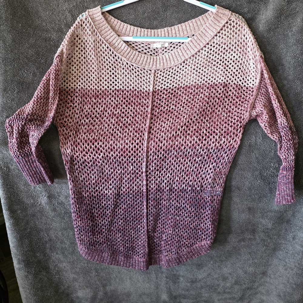 Maurices Women's Mauve Ombre Sweater